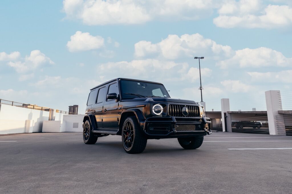 G-Wagon front exterior.