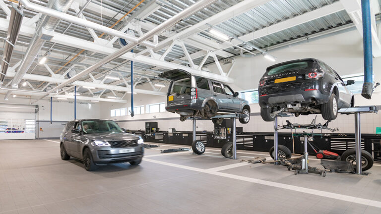Range Rover service centre.
