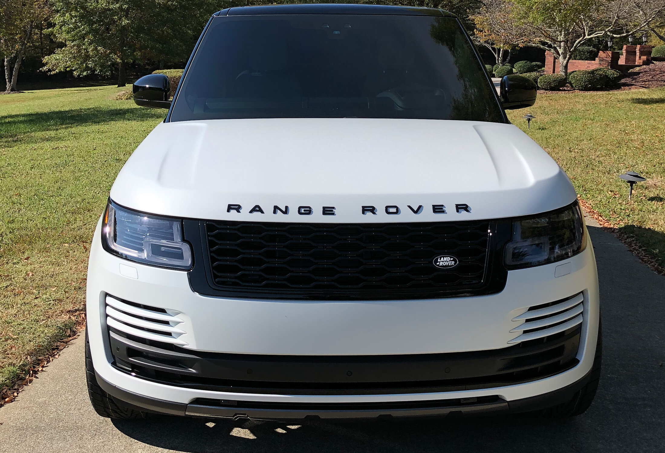 Range Rover windshield.