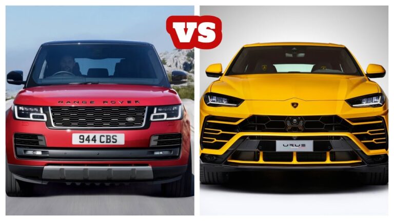 Range Rover SVR vs Lamborghini Urus.
